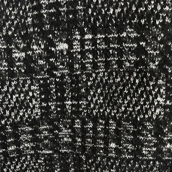 ROI Long Sleeve Zip Up Sweater Black/White Size Small - Picture 10 of 10